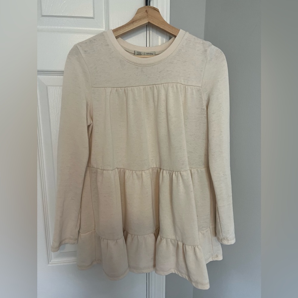 Long sleeve light pink shirt Anthropologie